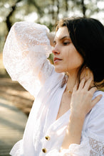 Blouse blanche bohème Jeanne - précommande - fabriquée en France