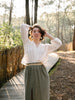 Blouse bohème Anna - broderie anglaise