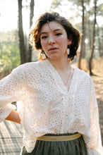Blouse bohème Anna - broderie anglaise - précommande