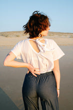 Pantalon ample Lola jean bleu - précommande - fabriqué en France