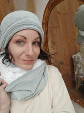 Tour de cou EMY - velours côtelé & sherpa