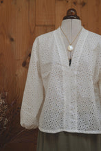 Blouse bohème Anna - broderie anglaise - précommande