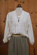 Blouse bohème Anna - broderie anglaise
