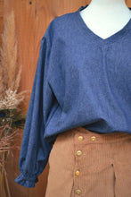 Blouse Loïs - denim bleu