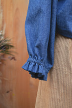 Blouse Loïs - denim bleu