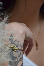 Bracelet femme SUNSET - acier inoxydable doré