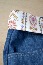 Ceinture à nouer Naélie - motif bohème blanc