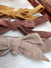 Ceinture Nomade Beige — Ceinture fine à nouer en velours côtelé