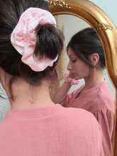 Chouchou 100% soie Rose poudrée