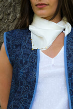 Foulard en Soie blanche Nora