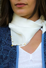 Foulard en Soie blanche Nora