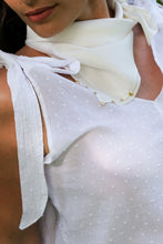 Foulard en Soie blanche Nora