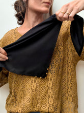 Foulard Éclipse — Foulard noire femme en viscose ECOVERO™