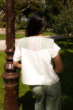 Gilet bohème sans manches Alya - jeans denim écru