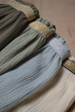 Jupe longue Lise sur mesure - gaze de coton beige