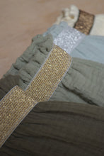 Jupe longue Lise sur mesure - gaze de coton vert sauge