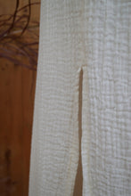 Jupe longue Lise - gaze de coton beige