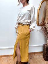 Jupe Ambre — Jupe longue fluide ocre