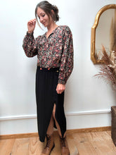 Blouse Fauve Terracotta — Blouse femme en coton imprimé indien