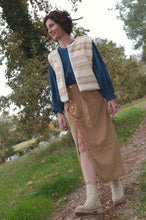 Jupe longue Elie - jupe portefeuille velours