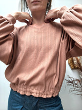 Pull Sève Argile — Pull femme en maille ajourée de coton
