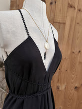 Robe longue noire Amalia