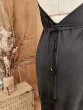 Robe longue noire Amalia