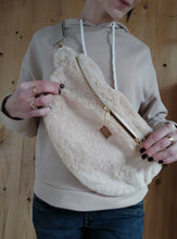 Sac banane Teddy - Fausse fourrure beige