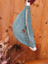 Sac banane velours Eddy personnalisable - Bouclerie argentée