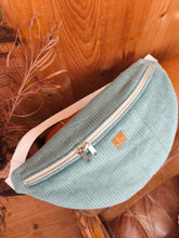 Sac banane velours Eddy personnalisable - Bouclerie argentée
