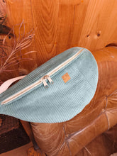 Sac banane velours Eddy personnalisable - Bouclerie argentée