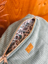 Sac banane velours Eddy personnalisable - Bouclerie argentée