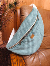 Sac banane velours Eddy personnalisable - Bouclerie argentée