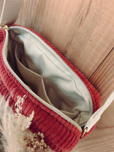 Sac bandoulière Teddy personnalisable - velours côtelé coton