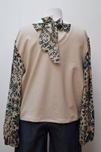Sweat Emy - Beige motif ethnique