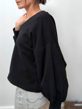 Sweat femme Onyx - coton biologique noir