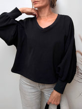 Sweat femme Onyx - coton biologique noir