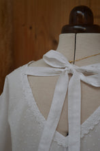 Blouse bohème Inès - Plumetis & dentelle