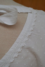 Blouse bohème Inès - Plumetis & dentelle
