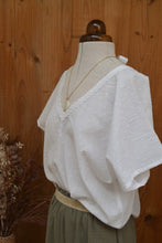 Blouse bohème Inès - Plumetis & dentelle