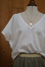 Blouse bohème Inès - Plumetis & dentelle