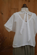 Blouse bohème Inès - Plumetis & dentelle