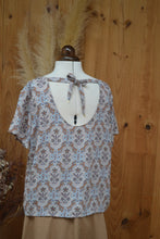 T-shirt Mila motif cachemire - fabriqué en France