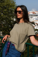 T-shirt Alma - coton bio vert kaki