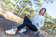 Sweat maille torsade écru - EMILIO