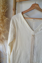 Blouse bohème EMMY - gaze de coton & dentelle