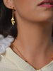 Boucles d'oreilles Néréides - Acier inoxydable doré