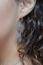Boucles d'oreilles longues ELLA - Acier inoxydable argenté