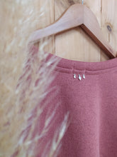 Sweat HALIADES - Sweat molleton pailleté terracotta rose