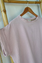 Tee-shirt bohème EMEE - gaze de coton rose